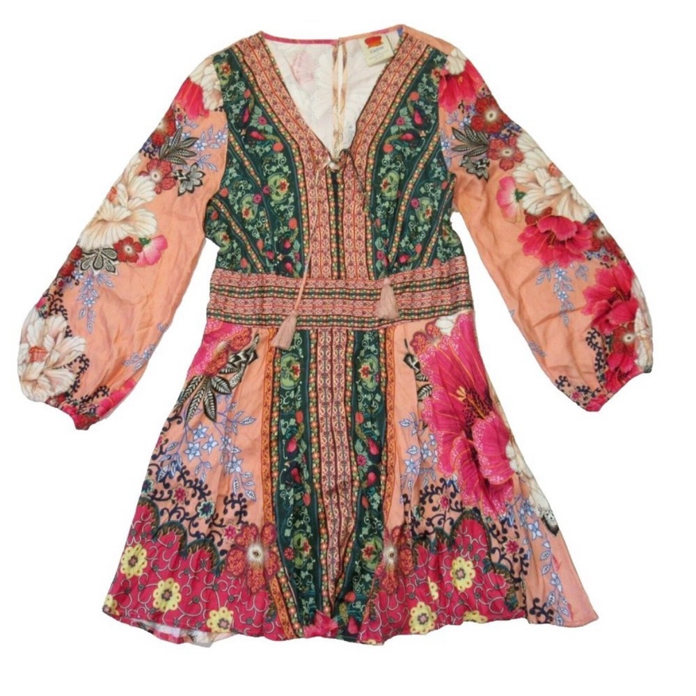 FARM Rio Colorful Floral Mini Dress